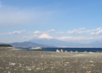 三保の松原から見える富士山