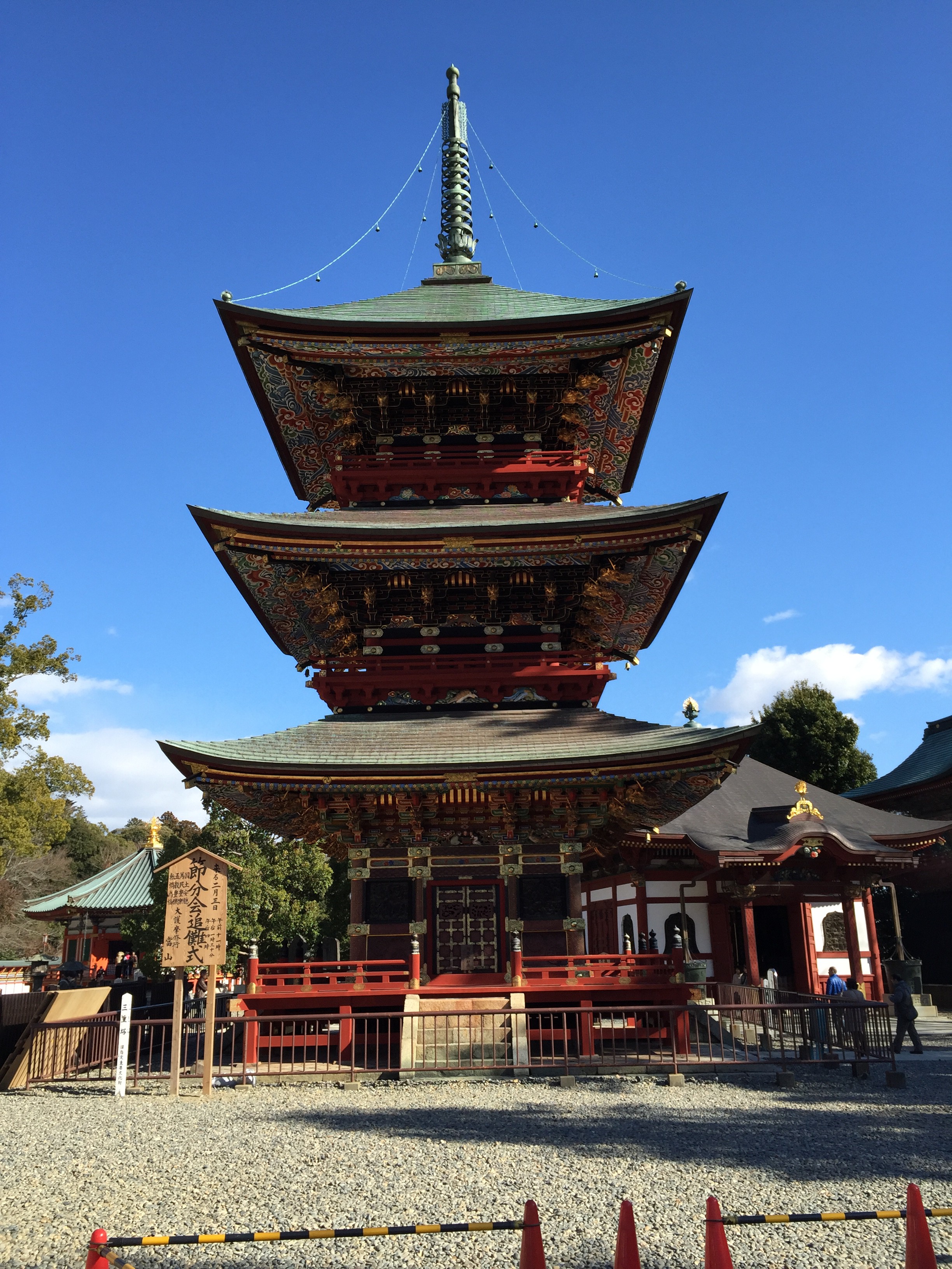 成田山の三重塔